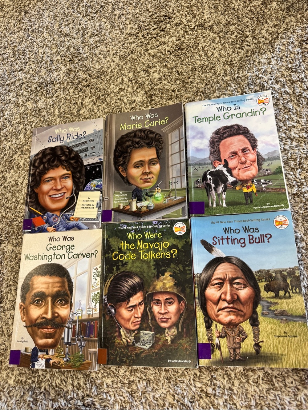 Who Was Book set (6) kids